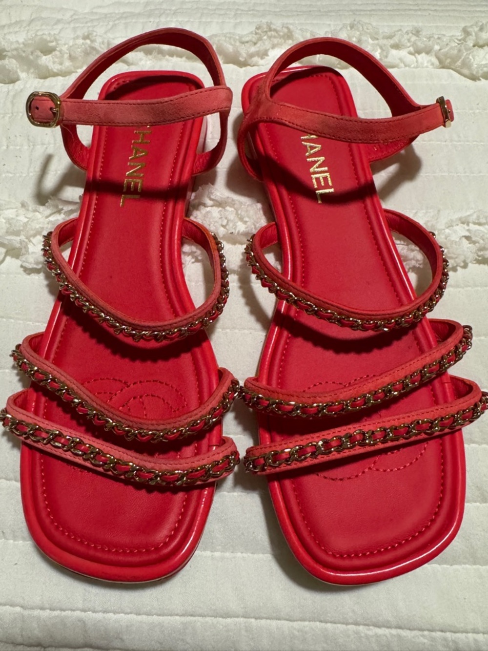 Chanel sandals 38.5